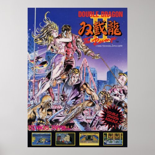 Double Dragon 2 Poster