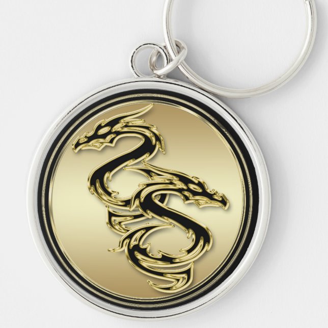 Double Dragon Premium Keychain (Front)