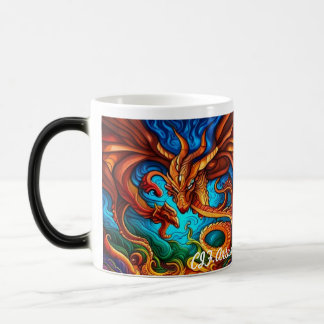 Double Dragons Color Morph Mug