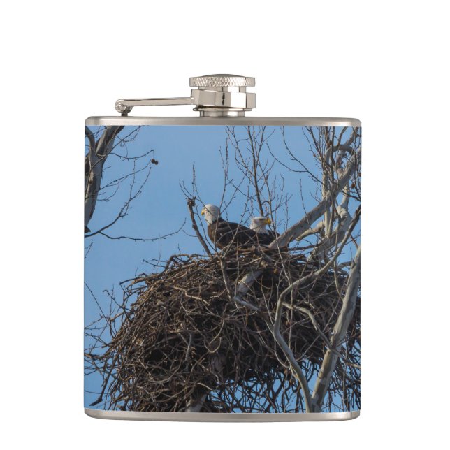 Double Eagle Trouble Flask (Front)