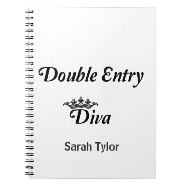 Double Entry Diva Notebook