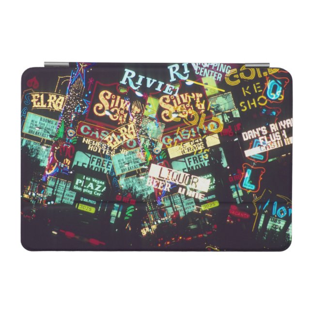 Double exposure, casino signs, Las Vegas, iPad Mini Cover (Horizontal)