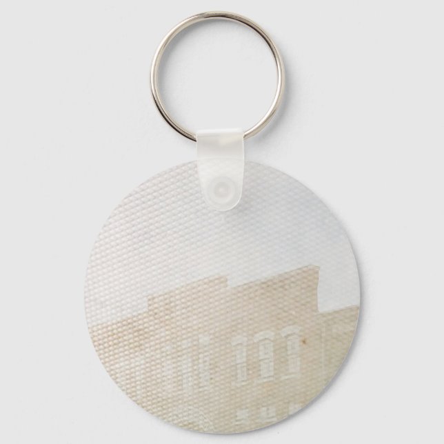 Double Exposure Fun in Washington, Iowa Keychain (Front)