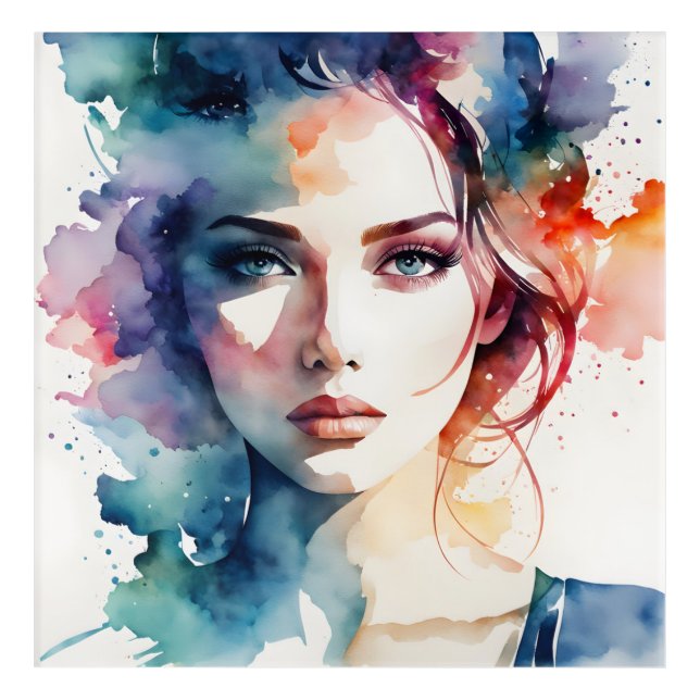 Double exposure woman art (Front)