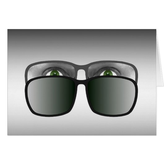 Double Eyesight Glasses Cards (Front Horizontal)