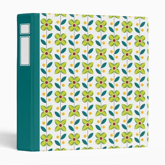 Double Flower Pattern Binder Mix2 (Front/Spine)