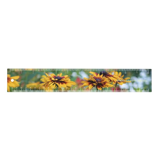 Double Gloriosa Daisies Ruler (Front)