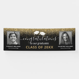 Double Graduation 2 Photo Banner