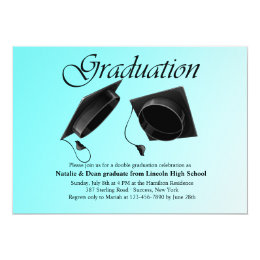 double graduation invitations