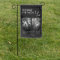Double Grave Memorial Photo Garden Flag
