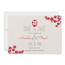 Double Happiness Chinese Wedding - Save the Date