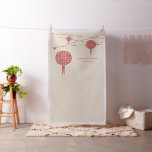 Double Happiness Lanterns Wedding Photo Backdrop