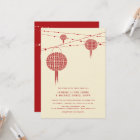Double Happiness Red Lanterns Chic Chinese Wedding