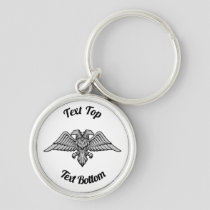 Double Headed Eagle Keychain