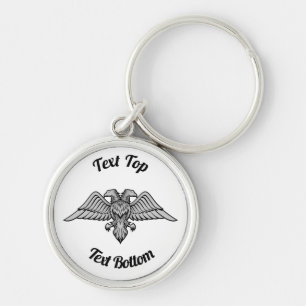 Double Headed Eagle Keychain