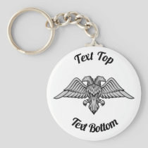 Double Headed Eagle Keychain