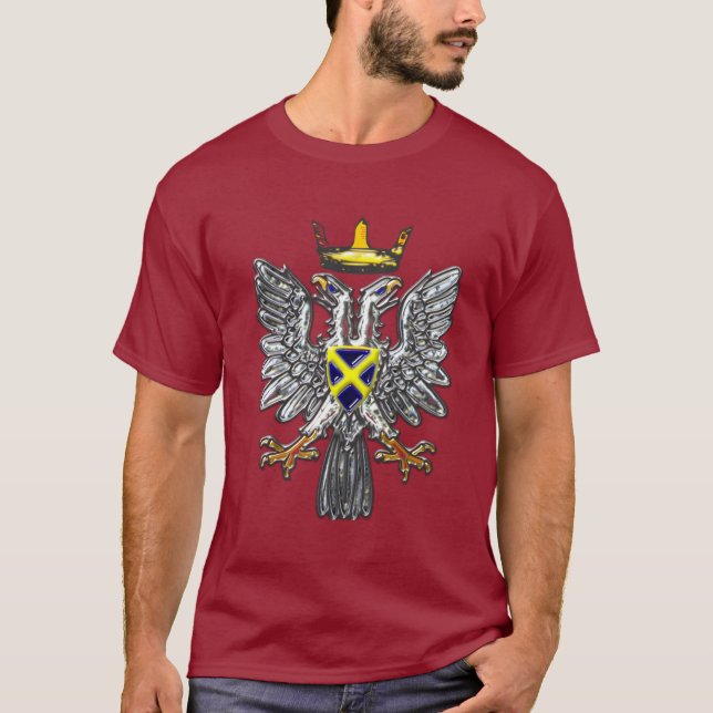 Double Headed Eagle -Leofric of Mercia T-Shirt (Front)