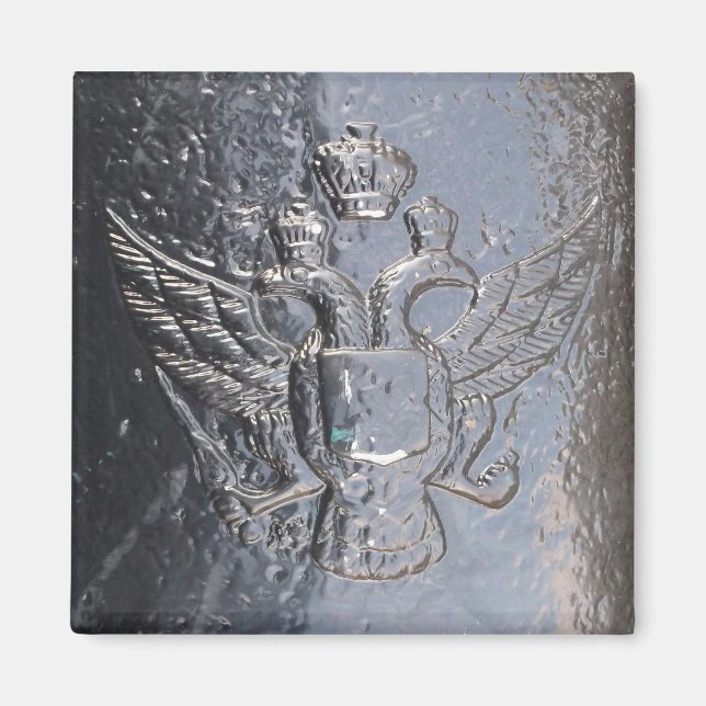 Double-Headed Eagle on Cannon Magnet (Front)
