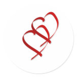 Double Heart Sticker