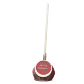 Double Hearts Be My Valentine In White Cake Pops (Front)