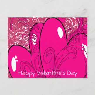 Double Hearts - Holiday Postcard