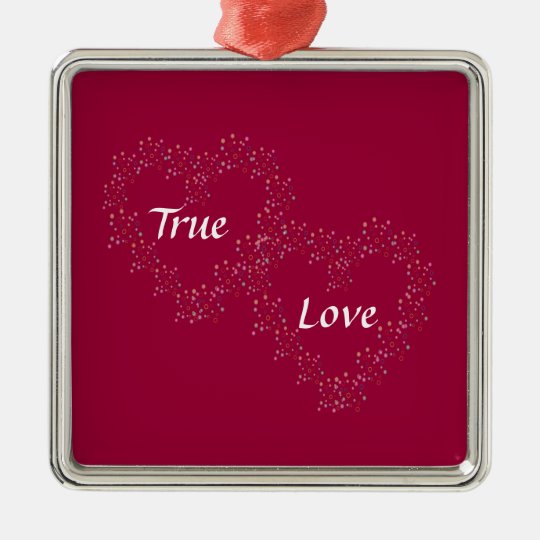 Double Hearts Ornament