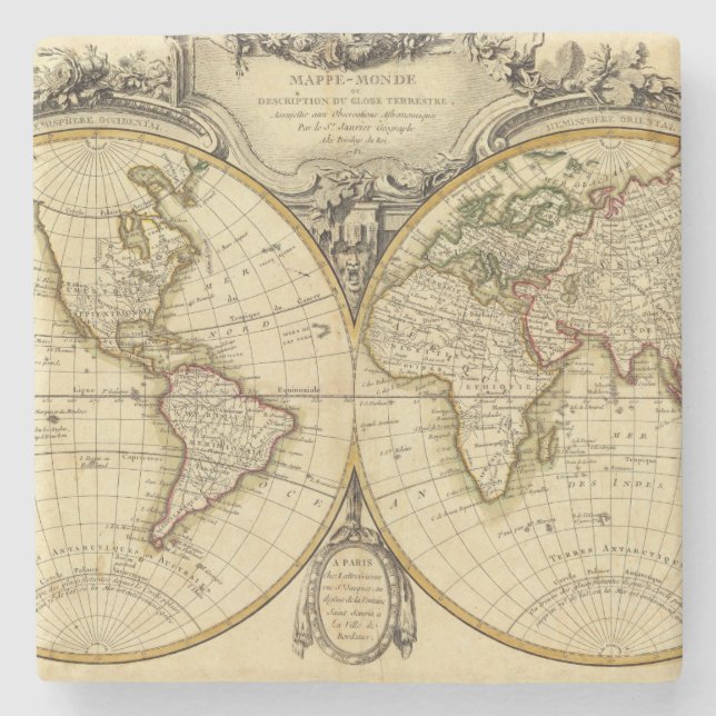 Double Hemisphere Stone Coaster (Front)