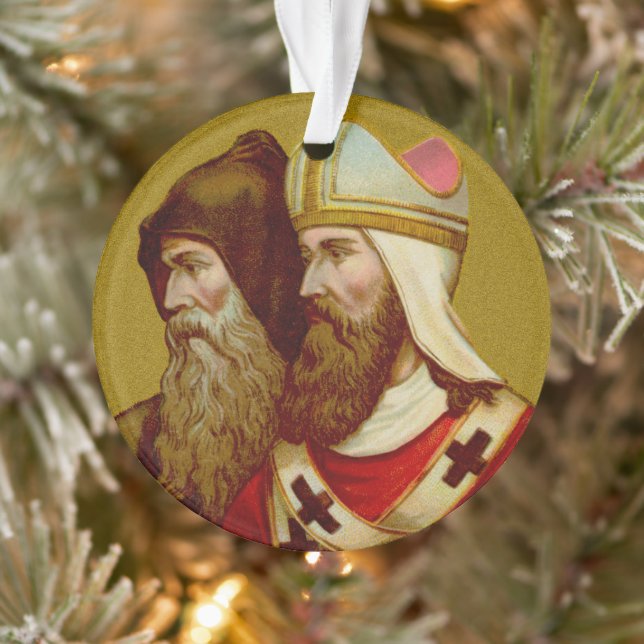 Double Image SS. Cyril & Methodius (M 001) Acrylic Ornament (Tree)