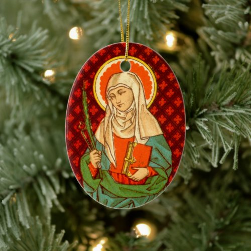 Double Image St Apollonia VVP 001 Ceramic Ornament