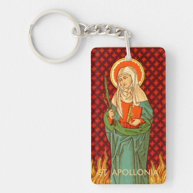 Double Image St. Apollonia (VVP 001) Rect Acryl Keychain (Front)