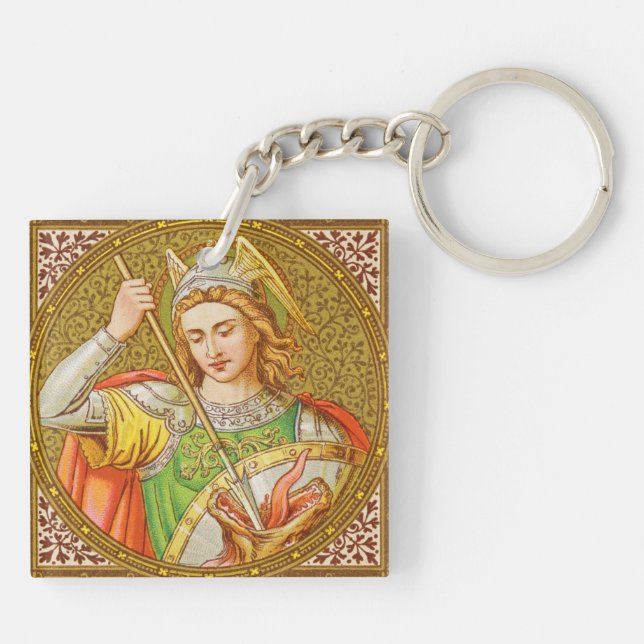Double Image St. George (SNV 13) Keychain (Back)