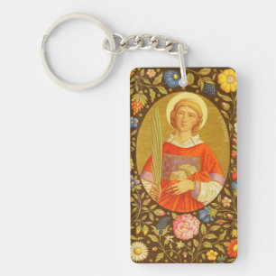 Double Image St. Stephen the ProtoMartyr (PM 08) Keychain
