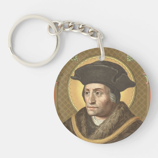 Double Image St. Thomas More (SAU 026) Keychain (Front)