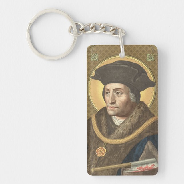 Double Image St. Thomas More (SAU 026) Keychain (Front)