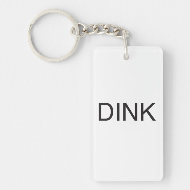 double incomes no kids.ai keychain (Front)