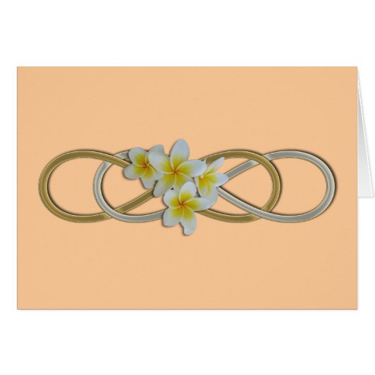 Double Infinity BiColor Frangipani Cards (Front Horizontal)