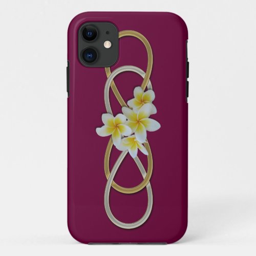 Double Infinity BiColor Frangipani iPhone 11 Case