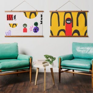 Double Kismet Hanging Tapestry