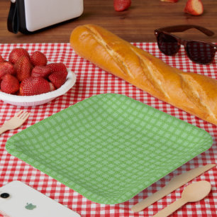 Double Leaf Circle by Kenneth Yoncich Paper Plates