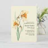 Double Narcissus Invitation (Standing Front)