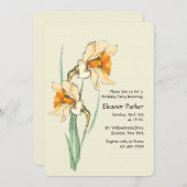 Double Narcissus Invitation (Front/Back)