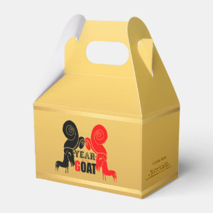 Double Odd Goat Chinese Year Zodiac Favor Box 1