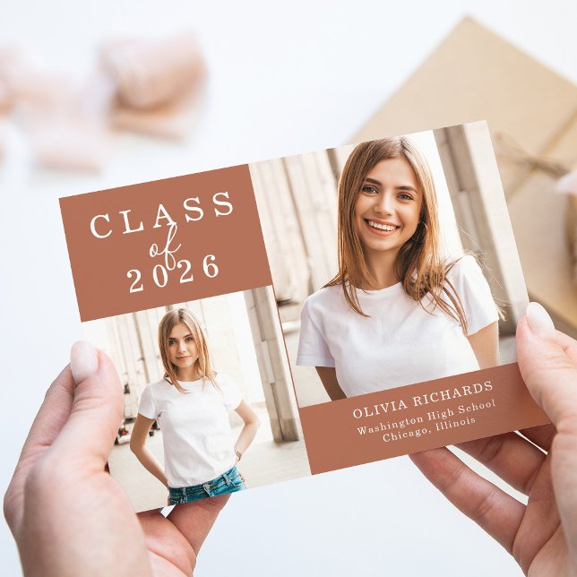 Double Photo | Class of 2026 Graduation Announcement (Creator Uploaded)