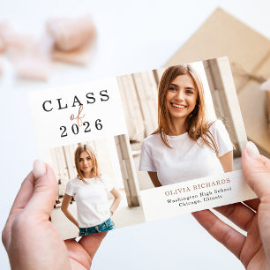 Double Photo   Class of 2026 Graduation Announcement