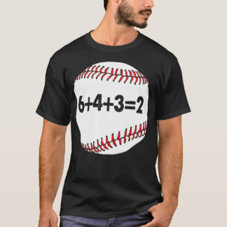 Double Play Baseball Team 6 4 3 2 Baseball basebal T-Shirt