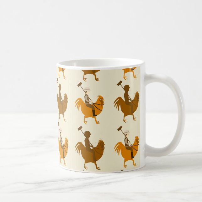 Double Pollo Pattern Coffee Mug (Right)