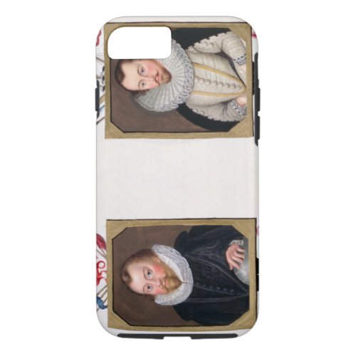 Double portrait of Sir Francis Drake c1540_96 a iPhone 87 Case
