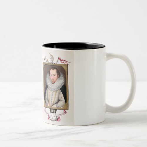 Double portrait of Sir Francis Drake c1540_96 a Two_Tone Coffee Mug