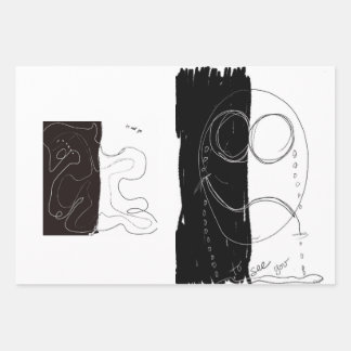 Double print wrapping paper