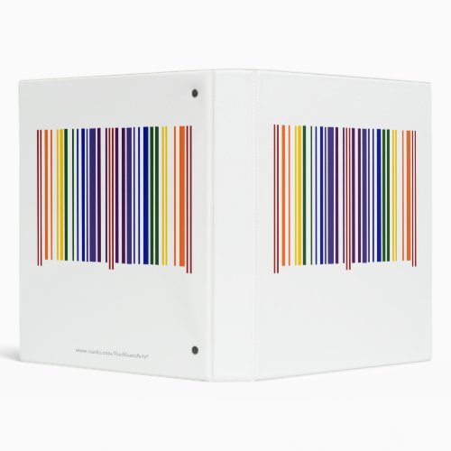 Double Rainbow Barcode Binder